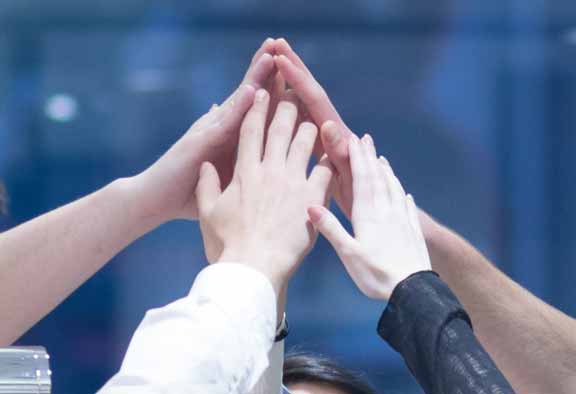 high five